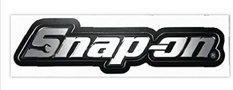 Amazon Snap On 金属調 ロゴ 抜きステッカー スナップ オン シール ステッカー おもちゃ