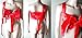 Lovinus Naughty Knot Body Bow Sexy Lingerie Sleepwear Red Ribbon Body Bow Babydoll Underwear For Sex
