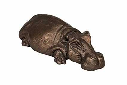 Herbert The Hippo Resin Sculpture Hd109 Amazon Co Uk Kitchen Home