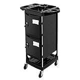 Mefeir Salon Trolley Stylist Cart with 2 Lock 4