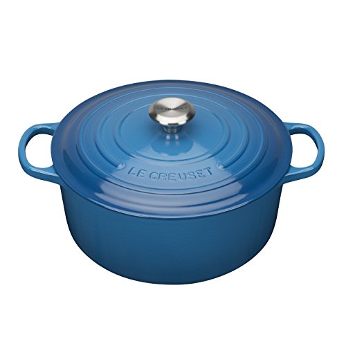LE CREUSET Signature Enamelled Cast Iron Round Casserole Dish With Lid