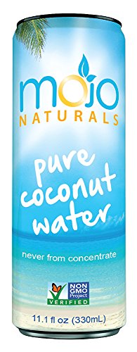 MOJO Organics Pure Coconut Water, 11.1 oz (12 PACK)