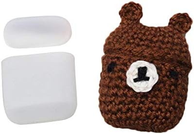 Case Cover For Airpods - Wool Hand-Knitted With Transparent Silicone Cover For Airpods Wireless Bluetooth Headset Charging Box Accessories