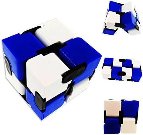 JUHAICH Creative Novelty Infinite Cube By, Magic Folding Cube Puzzles -Adult to Decompress Fidget Cube and Children Toys, Folding and Portable Cube