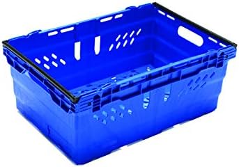 OneNest Supermarket Bale Arm Crate (Blue, 600x400x250)