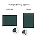 Green Magnetic Chalk Board | Aluminium Framed | Excellent Solution for Art, Notes and Memos | 5 Sizes Available | 36