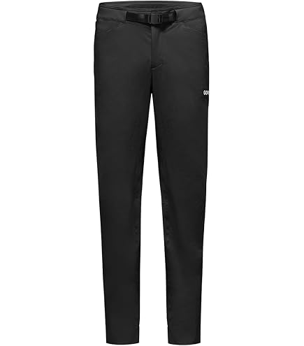 GOREWEAR Glidewheel Gore-Tex Pant – Men's Black/Neon Yellow Waterproof Cycling Pants (US M/EU L)