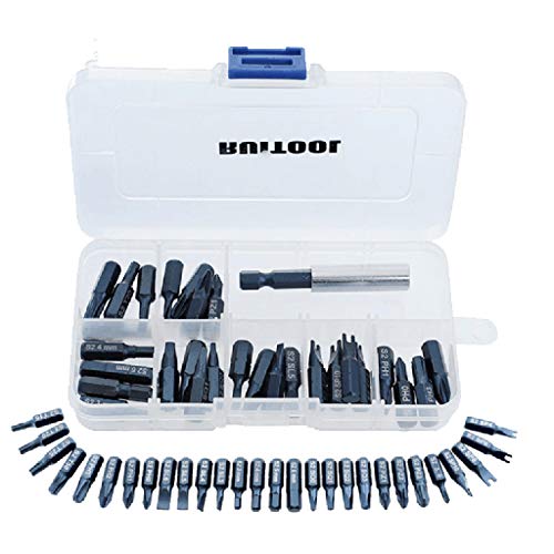 Pulison Magnetic Screwdrivers Bits Set Professional Magnetic Impact Screwdriver Bit Holders Set 29 Pcs 1/4 Drill Holder with Strong Magnetics