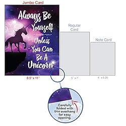 Extra Large Happy Birthday Note Card With Envelope