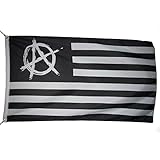 US Anarchy Flag Banner 3x5