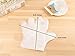 Disposable Clear Plastic Gloves, Powder Free Disposable Polyethylene Gloves, Food Gloves for Cooking, Cleaning, Food Handling, Latex Free, Large, Clear (Pack of 100)