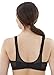 Glamorise Women's Full-Figure Sports Bra, Black, 44DD