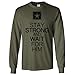 zerogravitee Stay Strong and Wait for Him Army Long Sleeve T-Shirt