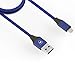 [2 Pack] Micro USB Cable 1.8m/6ft Nylon Braided Tangle-Free Extra Long Lighting Charger Cord High Speed USB 2.0 for Samsung Galaxy S7/S6/S5,Note 5/4/3,HTC,LG,Android Devices