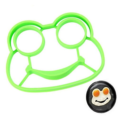 Kemilove Silicone Owl,Rabbit,Frog Shaped Fried Eggs Fried Eggs Shaper Breakfast Kitchen Cooking Tool (Owl+Frog)