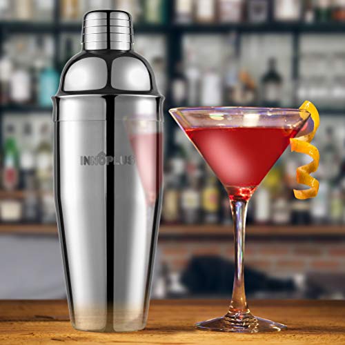 Cocktail Shaker, Cocktail Set, Cocktailshaker 750ML, Cocktail Shaker Set, Barshaker Mixer Edelstahl Barkeeper Set Zubehör für Familien, Bars Weihnachten Party, Whisky Martini Drink Shaker Geschenk – Bild 3