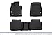 MAXLINER Custom Fit Floor Mats 2 Row Liner Set Black Compatible with 2018-2024 Toyota Camry Standard Models Only (No Hybrid)