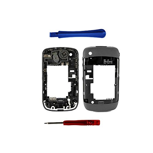 BisLinksÂ® Grey Midplate For Blackberry Curve 8520 + Chassis/Middle Frame/Housing