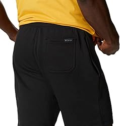 Columbia Men's Logo Fleece Short, Black, Large x 8