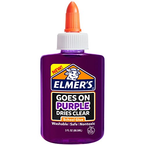 Elmer’s disappearing purple liquid school glue, 3-oun…