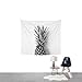 Shukqueen Fresh Pineapple Printed Wall Art Hanging Tapestry Dorm Decor (51