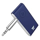 TaoTronics Bluetooth AUX Adapter, APTX Stereo Bluetooth Receiver, 15 Hour Hands-Free Bluetooth Car kit, Wireless Audio Bluetooth 4.2 Car Adapter