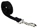 Happy's Pet Products Organic Bamboo Dog Leash, 6-Foot Long and 1-Inch Wide - Black