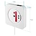 HENGTPUR CD Player Vertical Loading Wall Mountable Bluetooth with Remote Control Built-in HiFi Speakers USB MP3 3.5mm Headphone Jack AUX input/output, White （with stent）thumb 1
