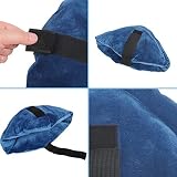 BXT 2Pcs Heel Pillows Protectors Bedsore Cushion Adjustable Strap Blue view 7