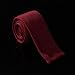 Dan Smith Burgundy Thin Knit Neckties For Mens Plain Skinny Knit Ties Microfibre Cotton Flat Bottom Holiday Gifts For Men Weddings DAO3E01D Red