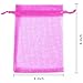 Akstore 100PCS 4x6 (10x15cm) Drawstring Organza Jewelry Favor Pouches Wedding Party Festival Gift Bags Candy Bags (Rose)