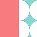 OTTERBOX Symmetry Series Case for iPhone 8 Plus & iPhone 7 Plus (ONLY) - Retail Packaging - Halftone (Aqua Mint/Candy Pink/Halftone Graphic)