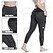 YOHOYOHA Plus Size Workout Mesh Leggings Pockets High Waist Athletic Yoga Pants Women’s Tummy Control Best Long , Black Marl , 4X-Largethumb 3