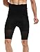 Haseil Men's Body Shaper Tummy Control Slimming Hi-Waist Stretch Shapewear Shorts, Black, X-Large