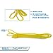 Garage Fit Pull up Assist Band - WOD Band, Resistance Pullup Band, Mobility Band, Assisted Pull up Band, Pull Up Band (#0 Yellow (XXS) 2-15 lbs. 1/4