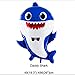 ZIYAN 3 Pcs Baby Shark Helium Balloon 24 inch Birthday Decorations Party Supplies Baby Showers