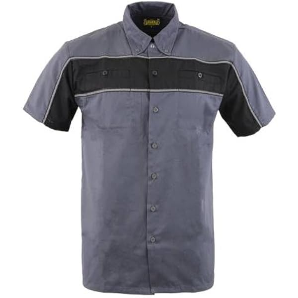 Amazon.com: Milwaukee Leather Men's Button Up Heavy Duty