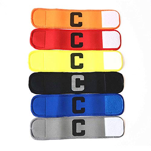 Dalkeyie Flexible Armband Adjustable Football Team Captain Band Arm Training Soccer Armband Football Sports Games Player Tournament