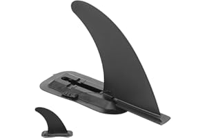 Surf Fins, PVC Paddle Board Surf Water Fin for Stand Up Paddle Surfboard Long Board Center Fin Wing Paddle Board