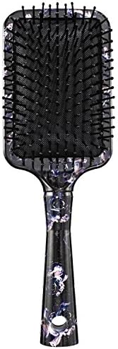 Plugged In Runway Collection Dark Floral Paddle Brush