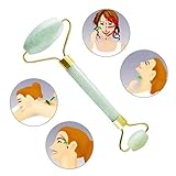 Royal Jade Roller Massager, Goodsmiley Face Slimming and Lifting Tool Facial Massage Slimmer to Rejuvenate, Decongest and Relax Face, Neck, Back, Arms, Legs, Body Skin, Calm Nerves