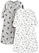 Simple Joys by Carter's Baby 2-Pack Microfleece Long-Sleeve Sleepbag, Bear/Elephant, 6-9 Months