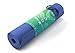 Yoga Mat - Eco Friendly, Nonslip for Hot Yoga; Travels Easily in Your Yoga Bag; Comes with Yoga Mat Strap Carrier; Best Thick, Organic Mat for Exercise, Pilates and Yoga;-DarkBlue/LtBlue