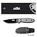 CIMA -1 Upgraded Version Black Knife Full-Tang Outdoor Survival Fixed Blade Hunting Knife (Regular Version/K Sheath)