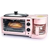 3 in 1 Breakfast Maker Station Toaster Oven with