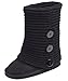 Sunville Women's Faux Suede Boot with Rib-knit Sweater (Crochet) Exterior