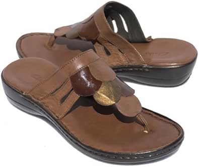 Amazon.com | Clarks Women's Ingram Sandal, Bronze, 6 M US | Sandals