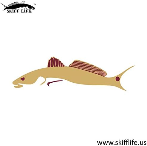 Garnet &amp; Gold Redfish Car Decal Fish Stickers