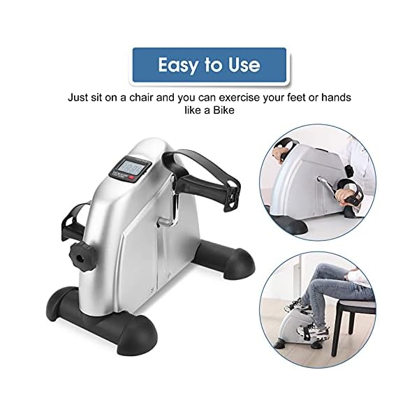 Yosoo-Health-Gear-Mini-Pedal-Exerciser-Portable-Hand-Foot-Pedal-Trainer-for-Gym-Indoor Yosoo Health Gear Mini Pedal Exerciser, Portable Hand Foot Pedal Trainer for Gym Indoor
