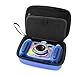CASEMATIX Blue Camera Case Compatible with Kidizoom Camera Pix Plus, Dragon Touch Instant Print Camera and Camera Toy Accessories - Includes Case Only